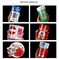 Autocollants en PVC, feuilles de plastique, étiquettes personnalisées avec code QR, panneaux d'avertissement imprimés, autocollants mats pour table
