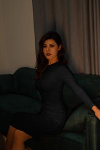 Venta caliente Stretch Bodycon Vestido de manga larga Casual Color sólido Slim Fit Vestidos largos Maxi - Product Image 6