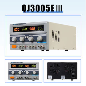 Fuente de alimentación de escritorio regulada por CC de 3 vías QJ3005Elll 0-30V 0-5A ajustable, potencia de 315W, pantalla de 3 dígitos, protección de limitación de corriente - Product Image 4
