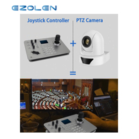 Kit de caméra de diffusion EZOLEN EZ-UVX150S 4K 60FPS 20X PTZ avec suivi IA, système de conférence vidéo IP 5 canaux, 3G-SDI