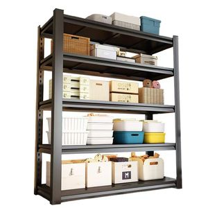 Thickened Steel <b>Storage</b> <b>Rack</b> Multi Layer For Home Warehouse <b>Kitchen</b> Balcony Supermarket Use Modern Simple Design - Product Image 5