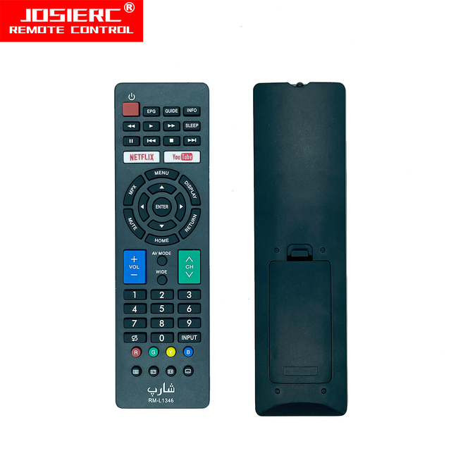 RM-L1346 Universal Tv Remote Control for Sharp LCD LED Smart Tv GB234WJSA With YouTube/NETFLIXE Buttons