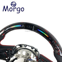 Volant en fibre de carbone forgé chauffant personnalisé avec affichage LED du régime moteur pour Dodge Ram TRX 2019-2025