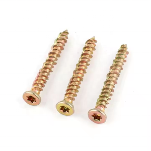 สกรูคอนกรีตหัวแบนแบบ Torx ชุบสังกะสี 30 ตัว หัวจม 7.5 มม. x 92/132/152 มม. สกรูคอนกรีต โรงงานผลิต สกรูโลหะ เหล็กกล้าคาร์บอน - Product Image 1