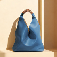 Sac Seau en Cuir Véritable pour Femme, Sac à Main Souple Hobo Grande Capacité, Sac Bandoulière Croisé, Style Minimaliste de Créateur, Fournisseur