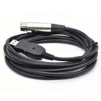 Micrófono Profesional para PC con Carcasa de Aleación de Zinc, Baja Latencia, Alta Fidelidad, Cable USB a XLR para Grabación de Podcasts y Estudio