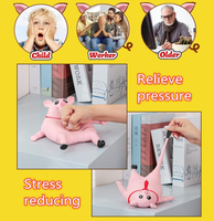 Jouet sensoriel extensible en forme de cochon, jouet relaxant à presser, jouets anti-stress, cadeaux promotionnels