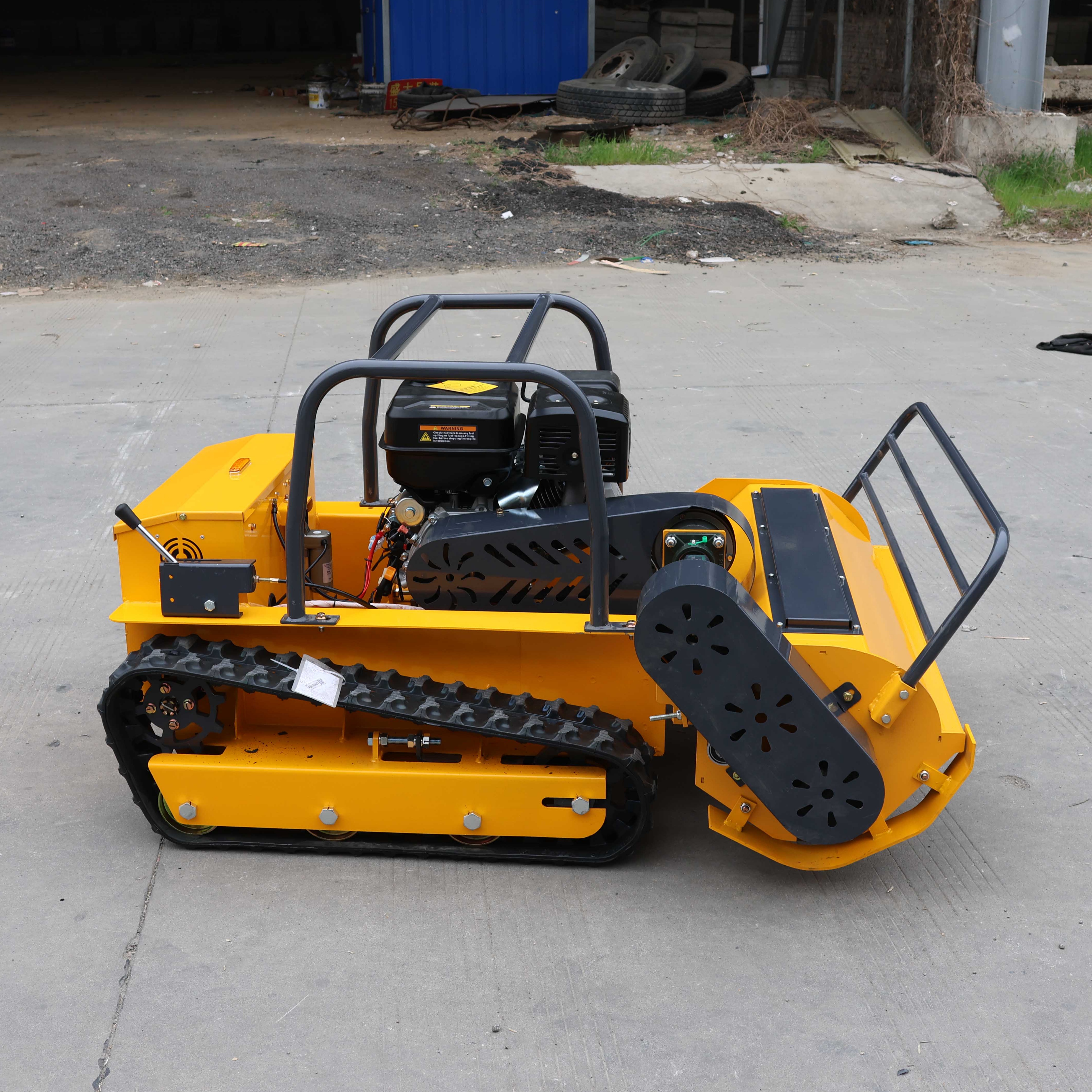 CE EPA 800mm Wireless 9HP All Terrain Automatic Robot Remote Control Lawn Mowers For River Course