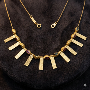 Collar de Plata de Diseño Único para Mujer, Joyería de Plata de Ley 925 con Colgante de Turmalina, Chapado en Oro de 18K para Exportación - Product Image 2