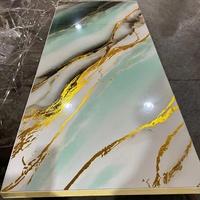 Panel de Pared 3D de PVC Removible con Diseño de Mármol, Resistente a Rayones UV, Impermeable, Autoadhesivo, para Baño, Villa, Hotel