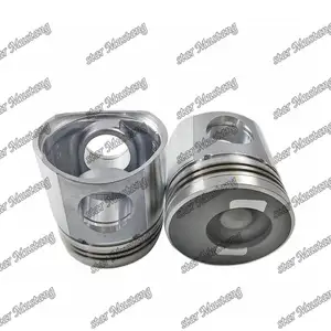 Piston 6CT 6D114 260HP 3925878 56mm ruang pembakaran cocok untuk Cummins bagian mesin