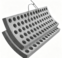 Maille de tamis de concasseur grande taille sur mesure usinée |   Pièces de machines minières résistantes à l'usure de grande taille OEM/ODM