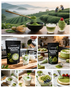 Té verde puro Matcha en polvo Ceremonial Premium, suministro de Healthway personalizado - Product Image 4