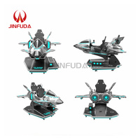 Nouvelle conception VR simulateur d'avion jeu de vol immersif simulateur de vol virtuel 9D VR machine de jeu pour l'amusement intérieur
