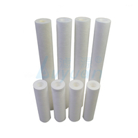 Filtre à cartouche cylindrique en PP soufflé à chaud de 5 microns et 20 pouces pour sédiments, réservoir sous pression, usage industriel, 1000 L/heure, 5 kW, 220 V