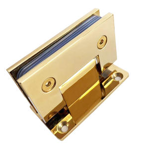 90 डिग्री फ्रेमलेस ग्लास दरवाजा पिवट आधुनिक डिजाइन पीतल जस्ता मिश्र धातु स्टेनलेस स्टील शॉवर बाथरूम बाड़े ग्लास हिंज - Product Image 1