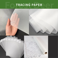 Rollo de Papel de Calco Forest Deer de 50gsm, 60gsm, 70gsm para Plotter y Dibujo de Ingeniería