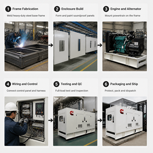 Grupo Electrógeno Diésel Silencioso Cummins Weichai Yuchai SDEC de 200 kW 250 kVA con Alternador Stamford Trifásico Insonorizado con ATS - Product Image 5