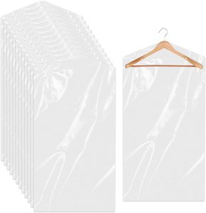 Wholesale Transparent Recycled Materials Garment Plastic Bags with Gravure Printing Dustproof for Apparel Packaging - Product Image 1