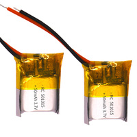 Batterie Lithium Polymère Ion 50 mAh 501015 3,7 V à Bon Prix, Cellules 7,4 V 2S pour Casque Audio et Écouteurs 3,7 V