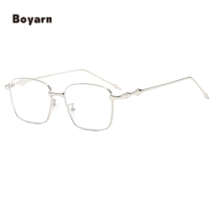 Boyarn Cut Blue Ray <span class=keywords><strong>Gafas</strong></span> de computadora Marcos de metal redondos cuadrados personalizados <span class=keywords><strong>Gafas</strong></span> de bloqueo de luz azul 2024 para hombres Mujeres Hombres - Product Image 1