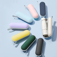 Mini parapluie personnalisé avec logo, coupe-vent, pliable, compact, de poche, pour la pluie et le soleil, idéal pour les voyages, les affaires, les cadeaux promotionnels, vente en gros, fournisseur chinois
