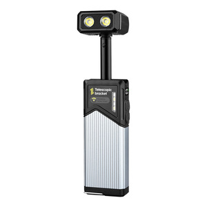 Lampe de travail rechargeable à LED avec support télescopique, 1400 mAh, pour le camping, l'inspection et l'utilisation en extérieur - Product Image 5