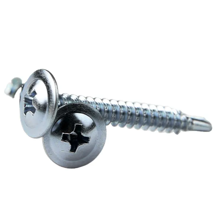 Manufacturing Cross Truss Head Self-drilling Screw Round Head Screw galvanized iron swallow tail self drilling screw