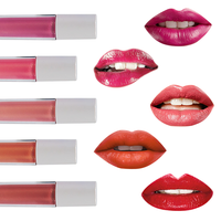 Rouge à Lèvres Liquide Mat Végétalien Hydratant et Waterproof Longue Durée, à Base de Minéraux et d'Extraits Végétaux, Haute Qualité, Meilleure Vente, Tendance