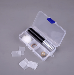 <span class=keywords><strong>Amazon</strong></span> hot-10 compartimentos de rejilla, organizador de plástico transparente, estuche de cuentas de joyas, contenedor, <span class=keywords><strong>caja</strong></span> de almacenamiento para joyas, pastillas - Product Image 6