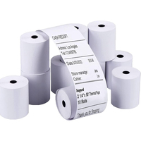 Gulungan Kertas Thermal 80x80mm dan 57x40mm dari Pulp Kayu Virgin untuk Mesin Kasir POS
