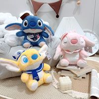 Gantungan Kunci Boneka Plush PP Cotton Jahit 20cm Grosir Campuran, Liontin Ransel, Hadiah Ulang Tahun Anak, Hadiah Permainan Mesin Cakar Mini