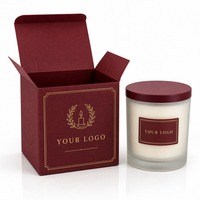 Boîtes cadeaux élégantes pour bougies avec emballage personnalisé en gros pour les marques de bougies parfumées d'aromathérapie