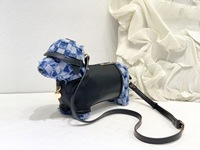 Sac à main en jean style unique de Guangzhou 20256 avec franges et pompons, en forme de chien, pour les amoureux des chiens, sac à main de dessin animé pour filles