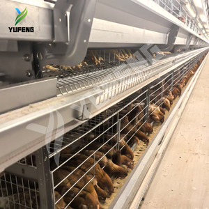 Cages à poules pondeuses de type H, 4 niveaux, alimentation automatique, acier Q235, galvanisation à chaud, cage pour la production d'œufs, 90-200 poulets - Product Image 4