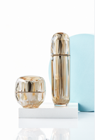 Bouteille de lotion cosmétique et pot de crème PMMA de luxe pour emballage de soins de la peau
