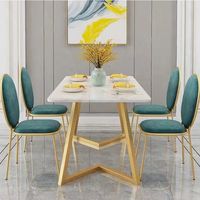 Chaises modernes en velours, chaises de salle à manger, de Restaurant, de vanité