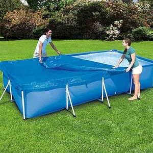 Couverture de piscine hivernale imperméable, ronde, petite, durable et surélevée, personnalisée - Product Image 1