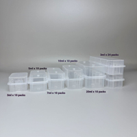 Boîte de rangement en plastique transparent pour flacons de vaccin de 3 ml, 5 ml, 7 ml, 10 ml, 20 ml, étui de protection pour flacons de peptides