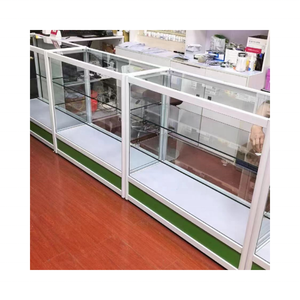 Rak <span class=keywords><strong>Display</strong></span> Panel belakang datar tugas ringan pabrikan dengan etalase toko Supermarket lapisan ganda - Product Image 3