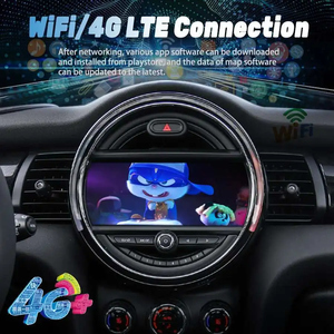 Sistema Android Auto de 9 Pulgadas para BMW <span class=keywords><strong>Mini</strong></span> One <span class=keywords><strong>2017</strong></span> F55 Cooper F56 Clubman F54 2015-2018, Reproductor Multimedia GPS para Auto, Carplay, Estéreo, Navegación - Product Image 3