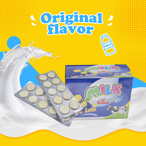 Vente en gros <span class=keywords><strong>Vache</strong></span> Presse à comprimés Bonbons <span class=keywords><strong>au</strong></span> <span class=keywords><strong>lait</strong></span> avec des saveurs aigre-douce Marque privée personnalisée Certifié Halal Emballé dans des boîtes OEM/ODM - Product Image 3