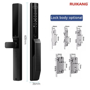 TTLock Tuya <strong>APP</strong> Access Control System Digital Smart Slim Fingerprint <strong>Password</strong> Door Lock with WiFi for Home Office Hotel <strong>Security</strong> - Product Image 6