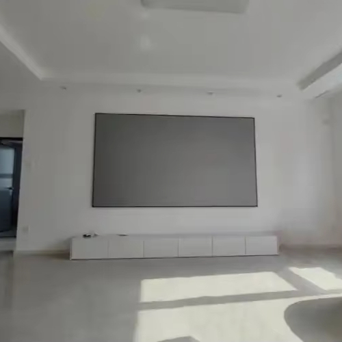 100 Inch HD White Slim Frame ALR Projector Screen 1cm Border 4K Home Theater
