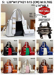 Nuova <span class=keywords><strong>borsa</strong></span> <span class=keywords><strong>a</strong></span> spalla singola alla moda colorata di <span class=keywords><strong>grande</strong></span> capacità per <span class=keywords><strong>donna</strong></span> in pelle sintetica 2 pezzi Set borse <span class=keywords><strong>a</strong></span> <span class=keywords><strong>tracolla</strong></span> - Product Image 2