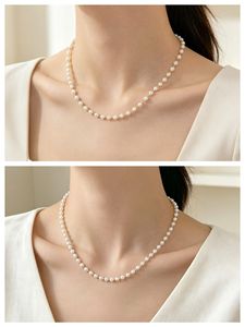 Wholesale Available, Memory <b>Wire</b> Starry Sky Natural Pearl Necklace with 925 <b>Sterling</b> <b>Silver</b> Accessories, Fashion Clavicle Neckla - Product Image 6