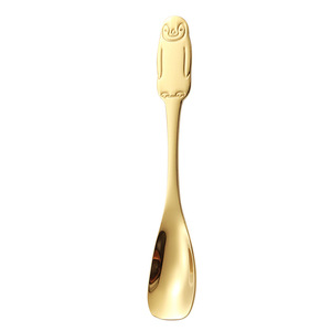 Cuillère en acier inoxydable 304, cuillère à café créative en forme de pingouin, cuillère à glace en forme d'ours, cuillère à dessert, cuillère pour enfants - Product Image 5