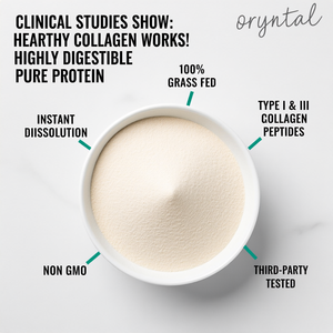Collagen Peptides 18g <strong>Protein</strong> Pure Halal Grass Fed Organic Hydrolyzed Instant <strong>Powder</strong> Type I III <strong>Unflavoured</strong> - Product Image 3