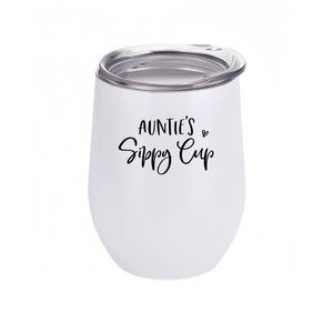 Tasse à œufs par sublimation très vendue, verre à vin de mariage, tasse isotherme en acier inoxydable 12oz, cadeau d'affaires - Product Image 3