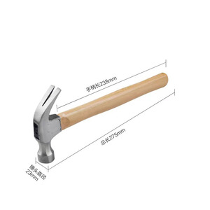 Nhà Máy Bán Hàng Trực Tiếp Tay Cầm Bằng Gỗ <span class=keywords><strong>Claw</strong></span> Búa Hoàn Chỉnh Thông Kỹ Thuật Búa Carbon Thép Đa-Chức Năng Cừu Sừng Búa - Product Image 4